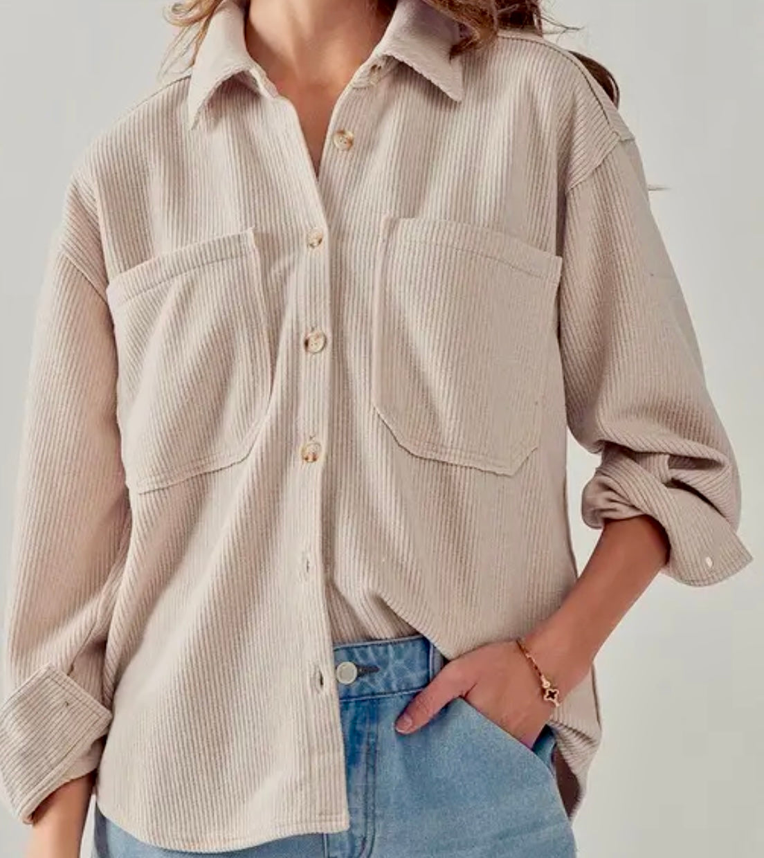 Culture Crush Corduroy Button-up