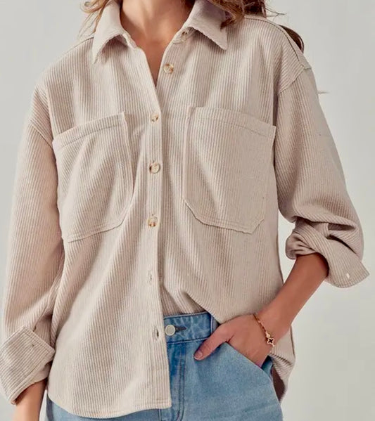 Culture Crush Corduroy Button-up