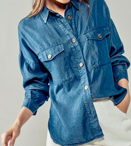 Dare To Denim Button-up